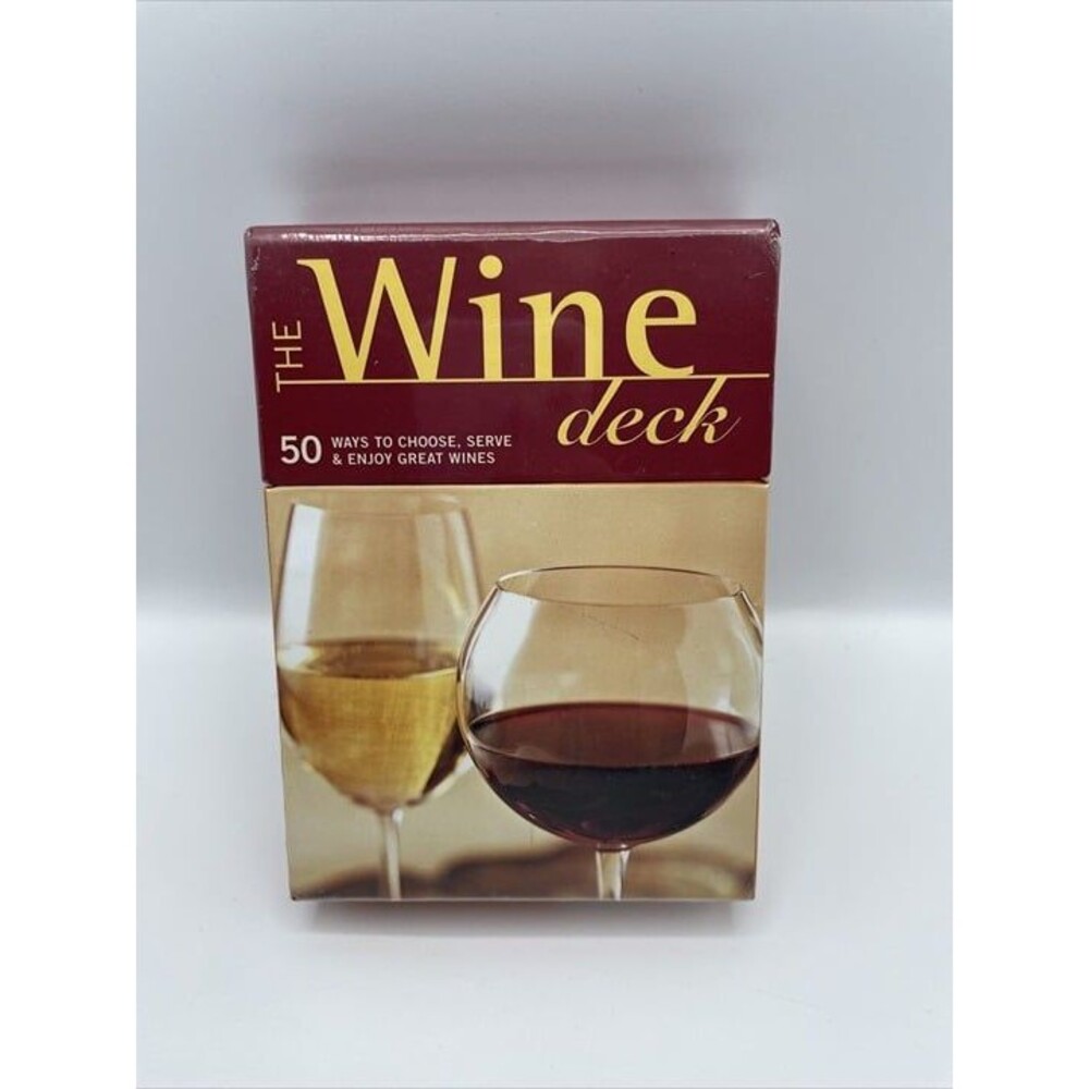 The Wine Deck Cards 50 Ways to Choose, Serve, and Enjoy Great Wines NEW SEALED